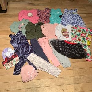 20 pc Bundle of 18 Month Baby Girl Clothes